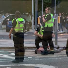 Police have charged a man in connection with a series of violent attacks around Edinburgh in which five people were injured. Picture: Edward Hughes  /PA Wire
