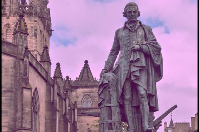 Adam Smith, born in Kirkcaldy 300 years ago this month and here in statue form on Edinburgh's Royal Mile, remains Britain's most influential economist, writes Anna Plassart, senior lecturer in history at The Open University. PIC: Stefan Schaefer, Lich/CC.