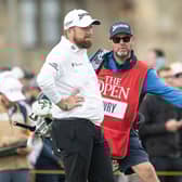 TROON, SCOTLAND - JULY 19: Shane Lowry  during second round action at the 152th Open Championship at Royal Troon on Friday July 19, 2024 in Troon, Scotland. (Photo by Tom Russo/ The Scotsman)