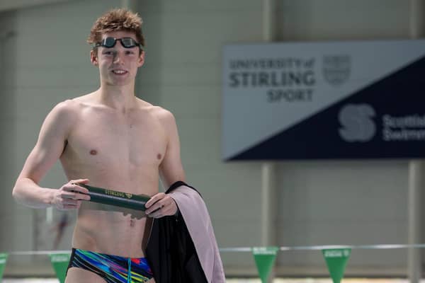 Duncan Scott graduated from the University of Stirling with a 2:1 before heading out to Tokyo for the Olympics. (Picture: JeffHolmes / University of Stirling)