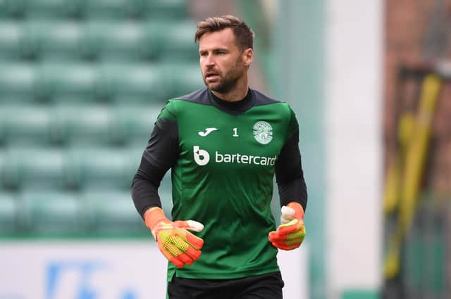 David Marshall is in good form and is currently the Hibs No 1 and captain.