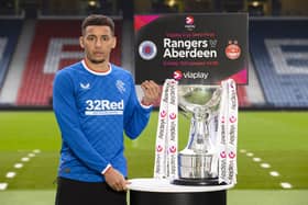 James Tavernier promotes Viaplay's coverage of the Viaplay Cup, with Rangers facing Aberdeen in the competition on Sunday.