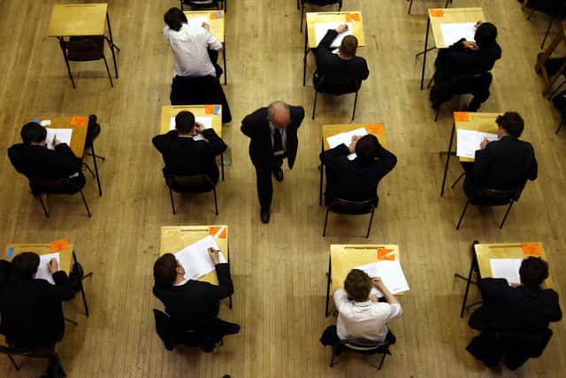 Formal exams were cancelled in Scotland this year