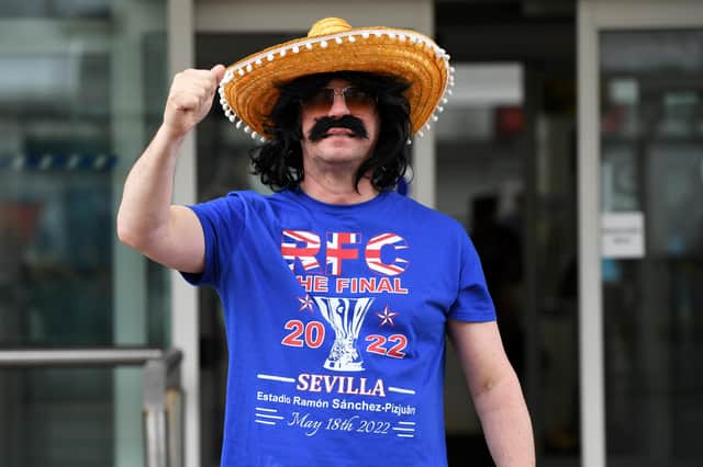 Fans are leaving from all over Scotland to be part of the massive Rangers support in Spain. (Photo by Ross MacDonald / SNS Group)