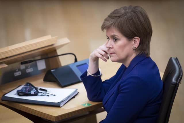 First Minister Nicola Sturgeon was challenged on why she did not listen to senior counsel's warnings on the judicial review