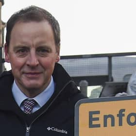 Councillor Scott Arthur claims closing ever more roads in Edinburgh city centre is a popular move with residents (Picture: Lisa Ferguson)