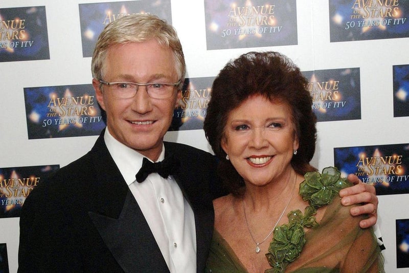 Paul O'Grady and Cilla Black at the ITV Avenue of the Stars evening, London Studios, central London.  During his career, he hosted The Paul O’Grady Show, Blind Date and Blankety Blank, as well as ITV’s multi-award-winning For The Love Of Dogs.