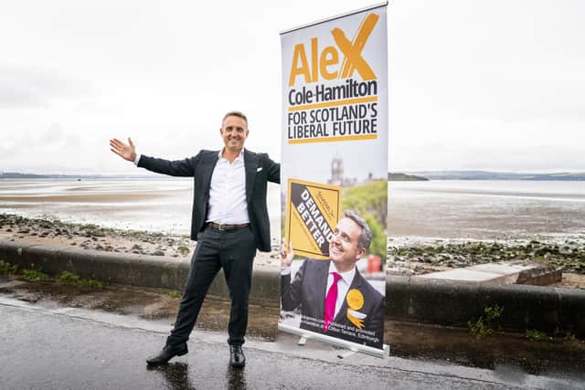 MSP for Edinburgh West, Alex Cole-Hamilton announces his bid to be the next Scottish Liberal Democrats leader, at the Boardwalk Beach Club, Edinburgh.