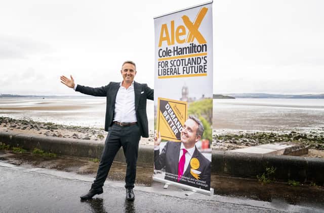 MSP for Edinburgh West, Alex Cole-Hamilton announces his bid to be the next Scottish Liberal Democrats leader, at the Boardwalk Beach Club, Edinburgh.