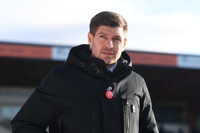 Rangers manager Steven Gerrard hailed his players after they finished top of their group with a win in Poland (Photo by Craig Foy / SNS Group)