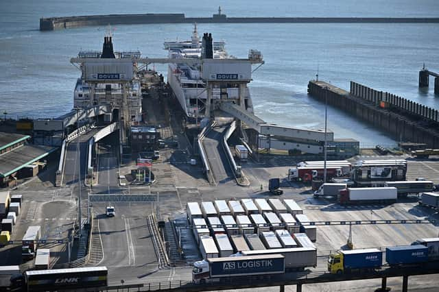 On average, shipments from the UK to the EU were taking four days in December, but from January that’s risen to eight. Picture: Ben Stansall/AFP via Getty Images.