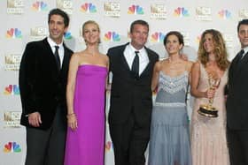 Original cast members  David Schwimmer, Lisa Kudrow, Matthew Perry, Courteney Cox, Jennifer Aniston, Lisa Kudrow, and Matt LeBlanc. Picture: Getty Images
