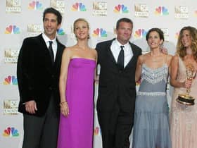 Original cast members  David Schwimmer, Lisa Kudrow, Matthew Perry, Courteney Cox, Jennifer Aniston, Lisa Kudrow, and Matt LeBlanc. Picture: Getty Images