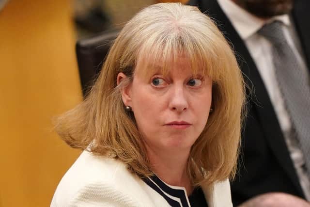 Deputy First Minister Shona Robison outlined the draft budget for 2024-25 in a statement to MSPs in the Scottish Parliament. Photo: Andrew Milligan/PA Wire