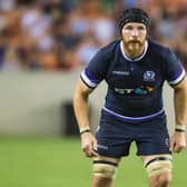 Tim Swinson in action for Scotland against the US in 2018.