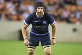 Tim Swinson in action for Scotland against the US in 2018.