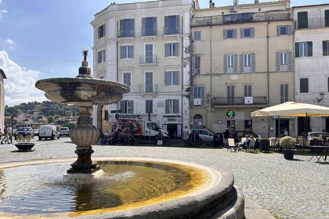 The town of Ariccia,Castelli Romani. Pic: Sophie Goodall/PA