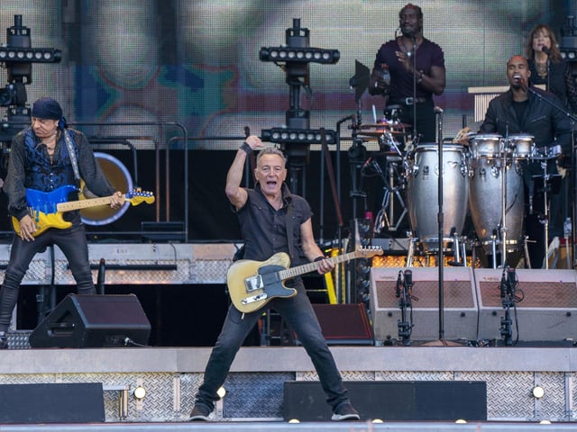 Springsteen opened the gig with 'No Surrender' from his classic album 'Born in the U.S.A.'.