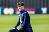 Jack Hendry during a Scotland training session at Lesser Hampden.  (Photo by Craig Foy / SNS Group)