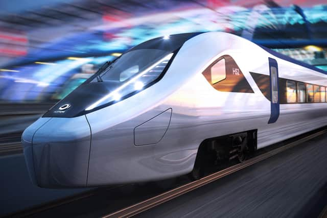 Train builder Alstom's concept design for HS2. Picture: Alstom