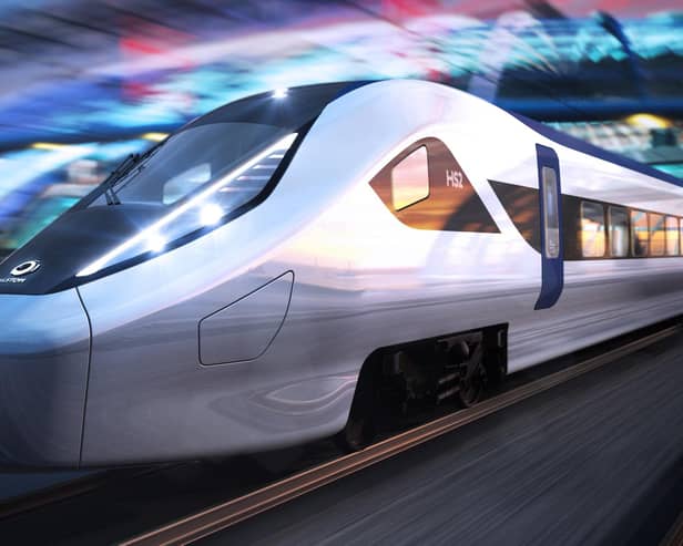 Train builder Alstom's concept design for HS2. Picture: Alstom