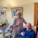 Ian and Nancy Paterson with councillor Anouk Kloppert.