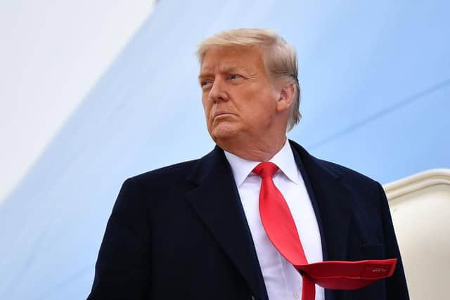 The United States House of Representatives has voted to impeach President Donald Trump for a historic second time after his supporters stormed the Capitol Building in Washington D.C. last week. (Photo by MANDEL NGAN / AFP)