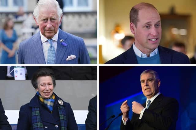 Several members of the British royal family are the holders of Scottish titles.