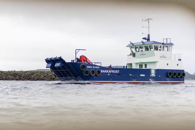 Bakkafrost Scotland’s latest vessel has been named Spirit of Bute. Picture: Nick Mailer Photography / Bakkafrost Scotland