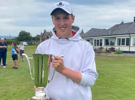 2022 Scottish Boys' champion Fraser Laird will be in a strong field for the Scottish Boys' Open at Lundin. Picture: Scottish Golf.