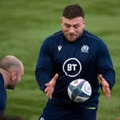 Rory Sutherland training with the Scotland squad at Oriam. Picture: Craig Williamson/SNS