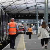 The Scottish Government has given a mid-week deadline on an offer to RMT following the ScotRail dispute and train strike action ahead of COP26.  Picture: John Devlin