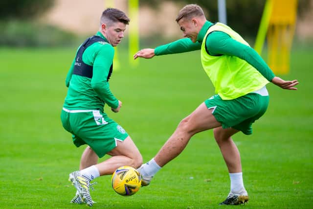 Kevin Nisbet and Ryan Porteous are both reportedly the subject of offers. Picture: SNS
