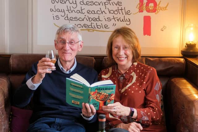 SMWS: Pip Hills, founder SMWS and Jenny Brown, founder Edinburgh Book Festival.
Photograph: Mike Wilkinson