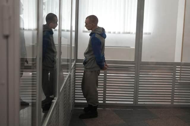 Sergeant Vadim Shishimarin of the Russian army pleaded guilty to killing a civilian, Oleksandr Shelipov, in a village in the Sumy region on February 28.