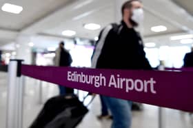 A strike could cause problems getting through security at Edinburgh Airport. Picture: Lisa Ferguson