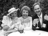 Actress Noele Gordon, aka Meg Mortimer, with her screen daughter and husband, ruled the roost in soap opera Crossroads until, like Nicola Sturgeon, she found her time in charge hit a dead end (Picture: PA)