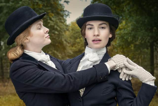 Emily Beecham and Lily James star in The Pursuit of Love (Pic: Robert Viglasky)