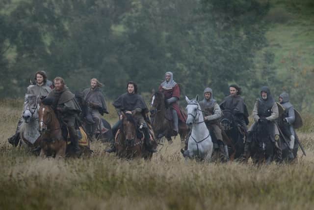 First day of filming in an estate outside Linlithgow, for Outlaw King, 2017.
