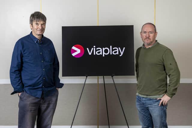 Ian Rankin and Gregory Burke have been working together on a new Rebus TV series. Picture: Robert Perry