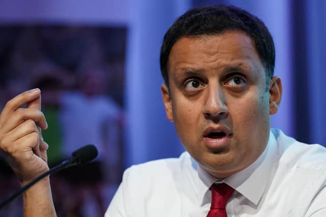 Anas Sarwar takes part in a panel discussion at a fringe event about Securing Scotland's Future on day two of the Labour Party conference . Photo:  Ian Forsyth/Getty Images
