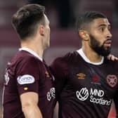 Hearts' Josh Ginnelly could not celebrate properly after scoring a 97th-minute equaliser against Livingston.