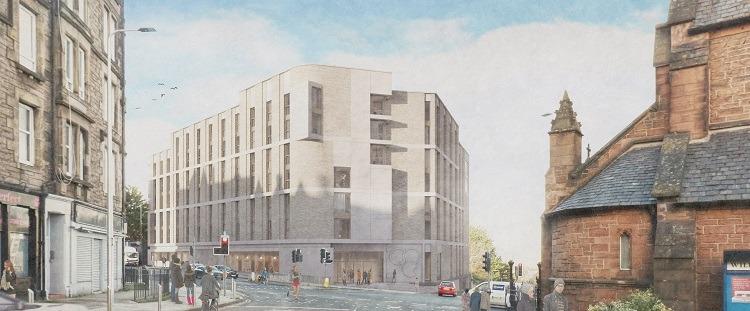 If the planning application is approved, Jock's Lodge will see a 191 bed student residence built in the Meadowbank area of Edinburgh. It will also include 263 m² of retail space.