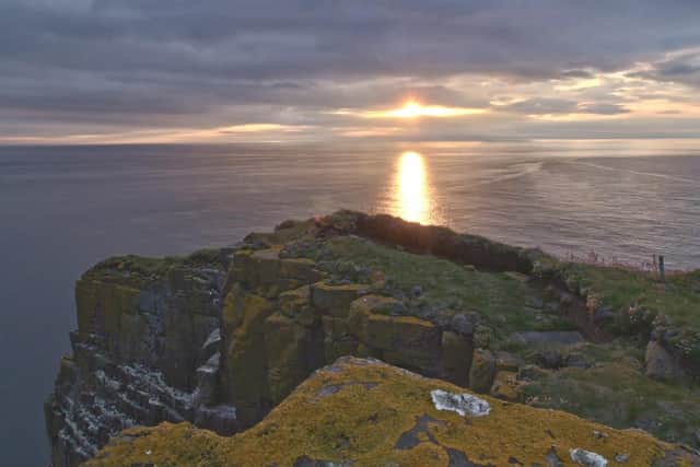 Handa Island, in the far north of Scotland, is an internationally important breeding site for tens of thousands of seabirds - including guillemots, razorbills and great skuas - while its surrounding waters host larger marine species such as whales, dolphins, seals and sometimes basking sharks