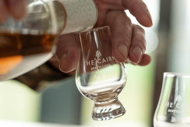 The Cairn distillery, overlooking the River Spey, near Grantown-on-Spey, was opened in 2022.