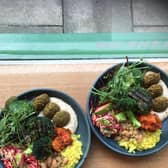 Falafel plates at Susie's