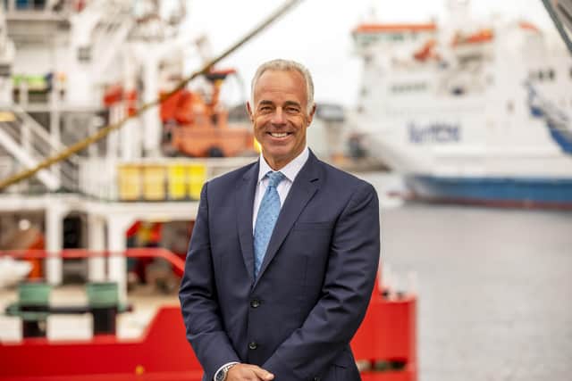 Bob Sanguinetti, CEO of Port of Aberdeen, says: 'Our vision is to become Scotland’s premier net-zero port, offering world-class facilities and services, at the heart
 of the nation’s energy transition.' Picture: contributed.