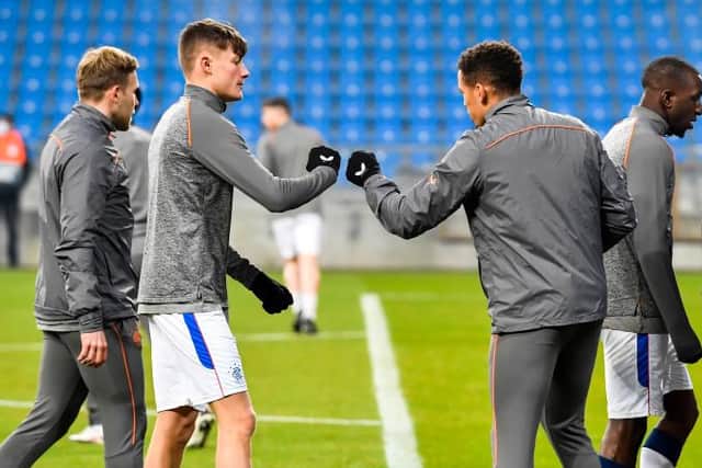 Rangers Nathan Patterson and James Tavernier have both impressed at right-back - giving their boss a selection headache of a positive kind.  (Photo by Adam Nurkiewicz / SNS Group)
