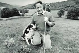 Patrick Gordon-Duff-Pennington and one of his sheepdogs