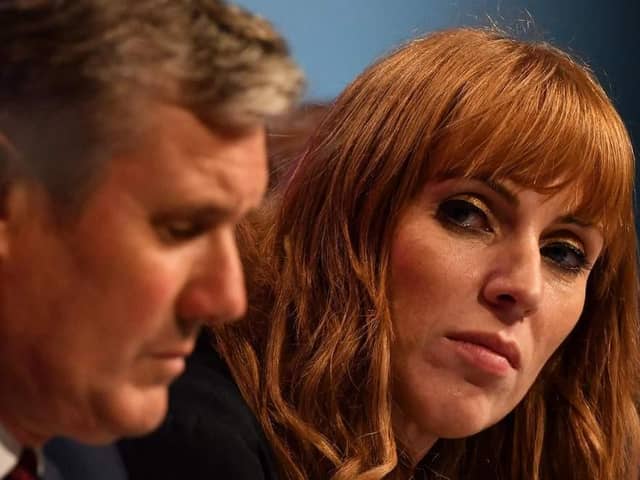 UK Labour Party leader Keir Starmer and his deputy Angela Rayner